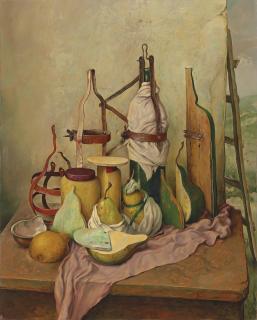 Samuel Bak - Still Life with Ladder