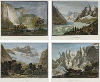 Samuel Birmann - Souvenirs de la vallée de Chamonix