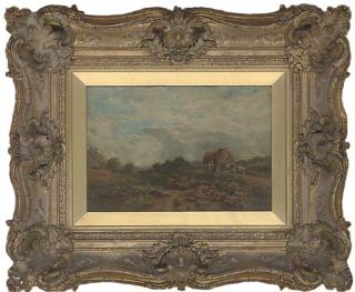 Samuel Bough R.S.A. - Crossing the common