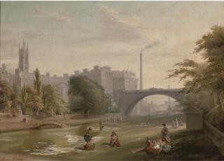 Samuel Bough, R.S.A. - Dean Bridge, Edinburgh