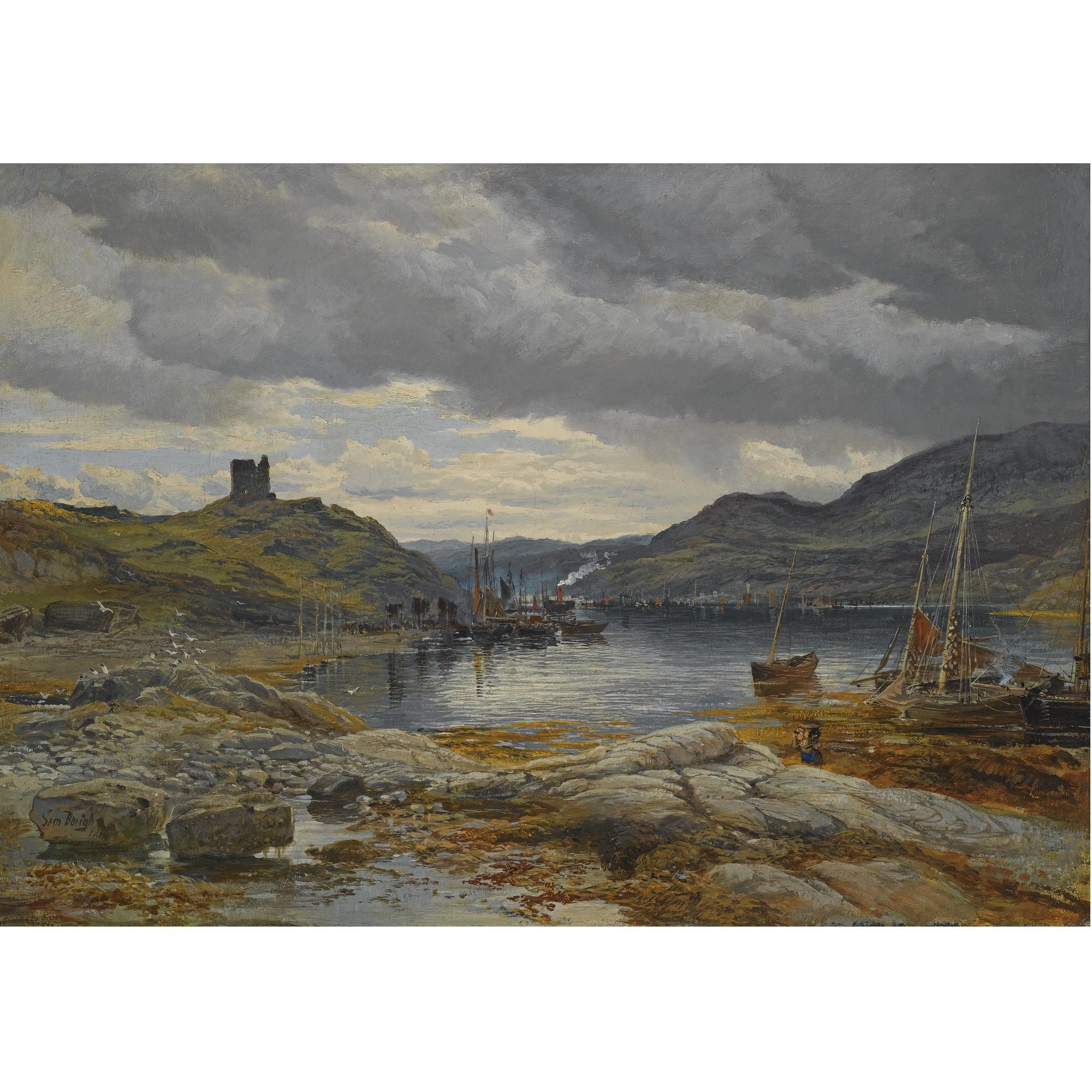 Samuel Bough, R.S.A. - Inchholm Harbour