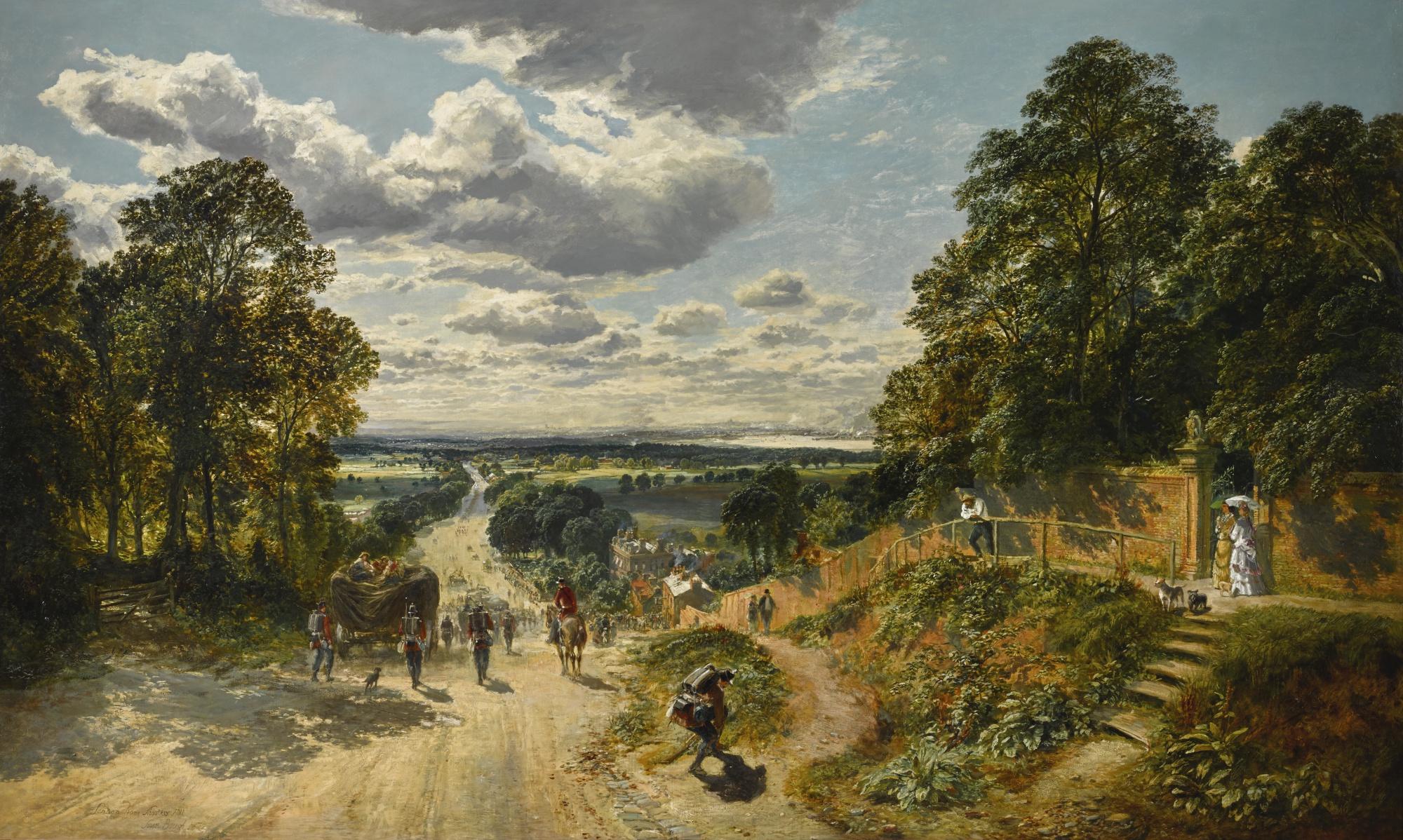 Samuel Bough, R.S.A. - London From Shooters Hill