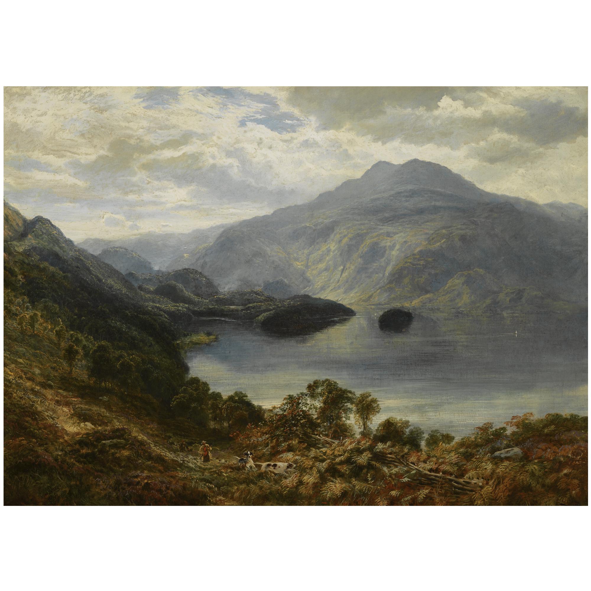 Samuel Bough, R.S.A. - The Highland Shoot 