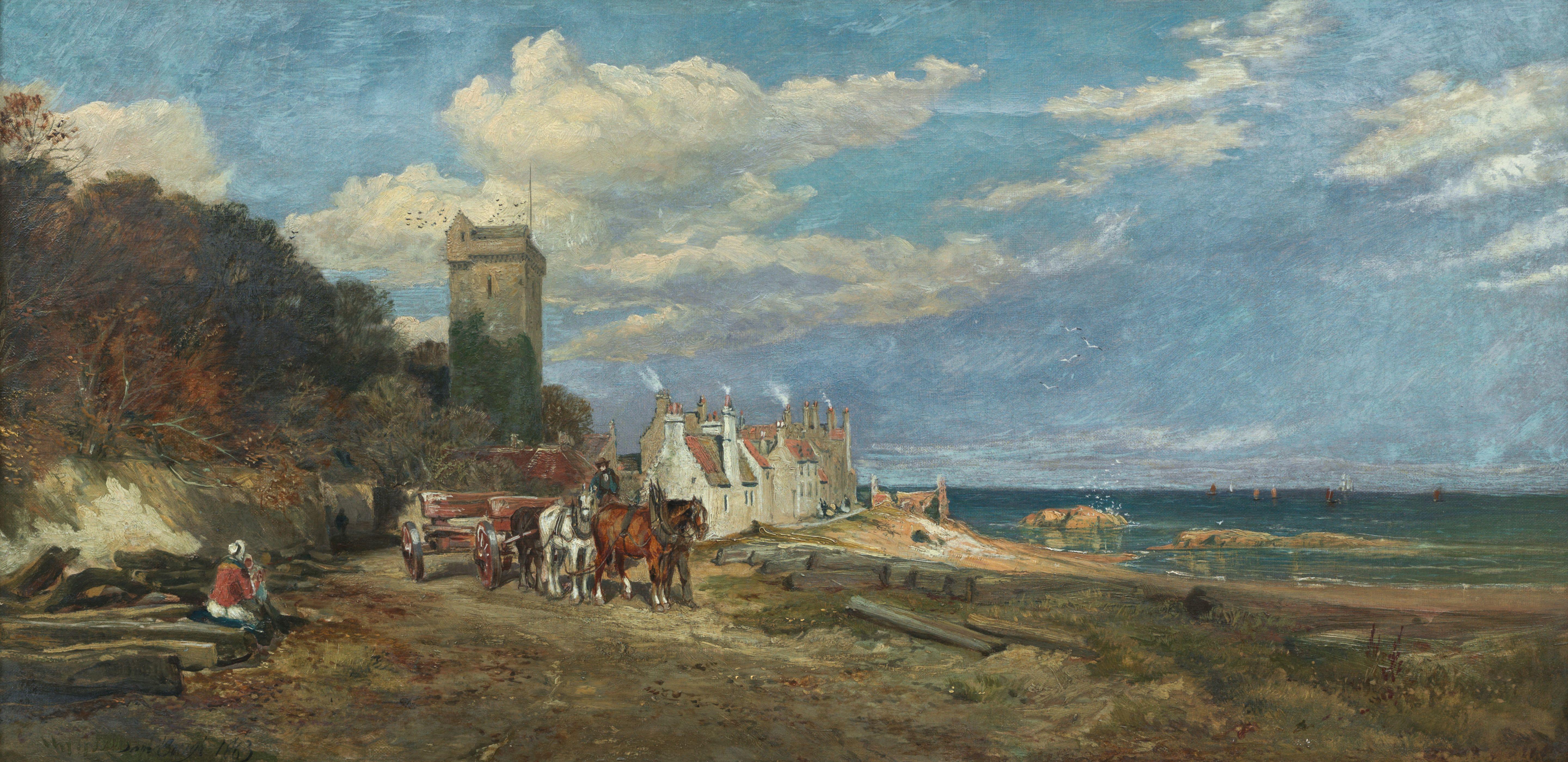 Samuel Bough RSA - Dysart Castle