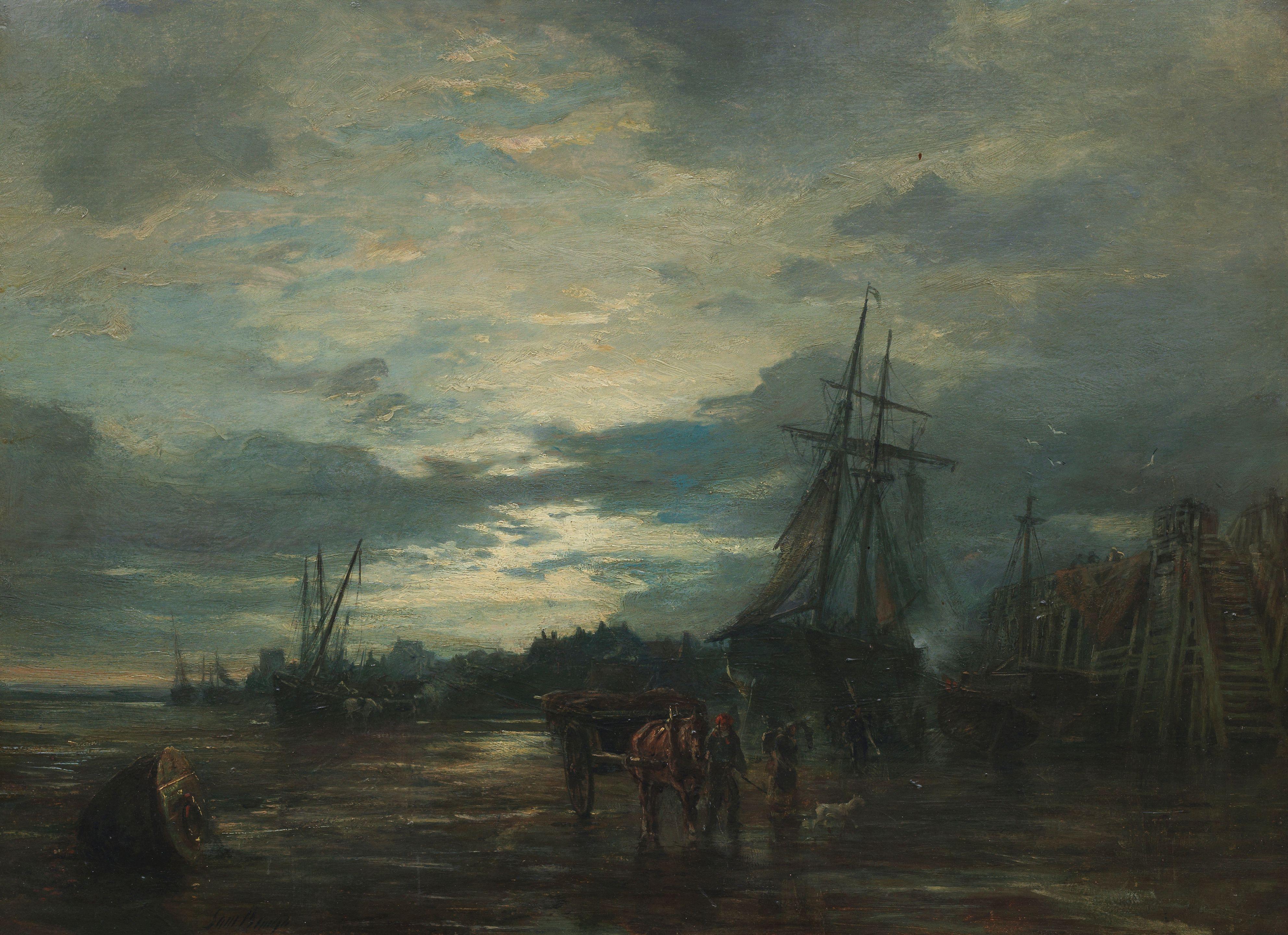 Samuel Bough RSA - The East Neuk, Evening
