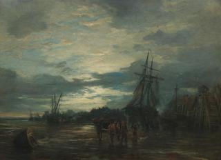 Samuel Bough RSA - The East Neuk, Evening