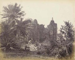 Samuel Bourne - Gothic Ruin, in Barrackpore Park