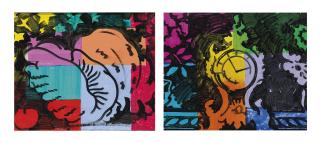 Samuel Buri - Sammelnummer von zwei Werken: Muschel, 1996  Pendule, 1996