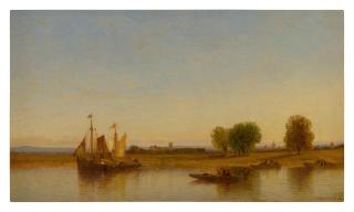 Samuel Colman - A River In Italy