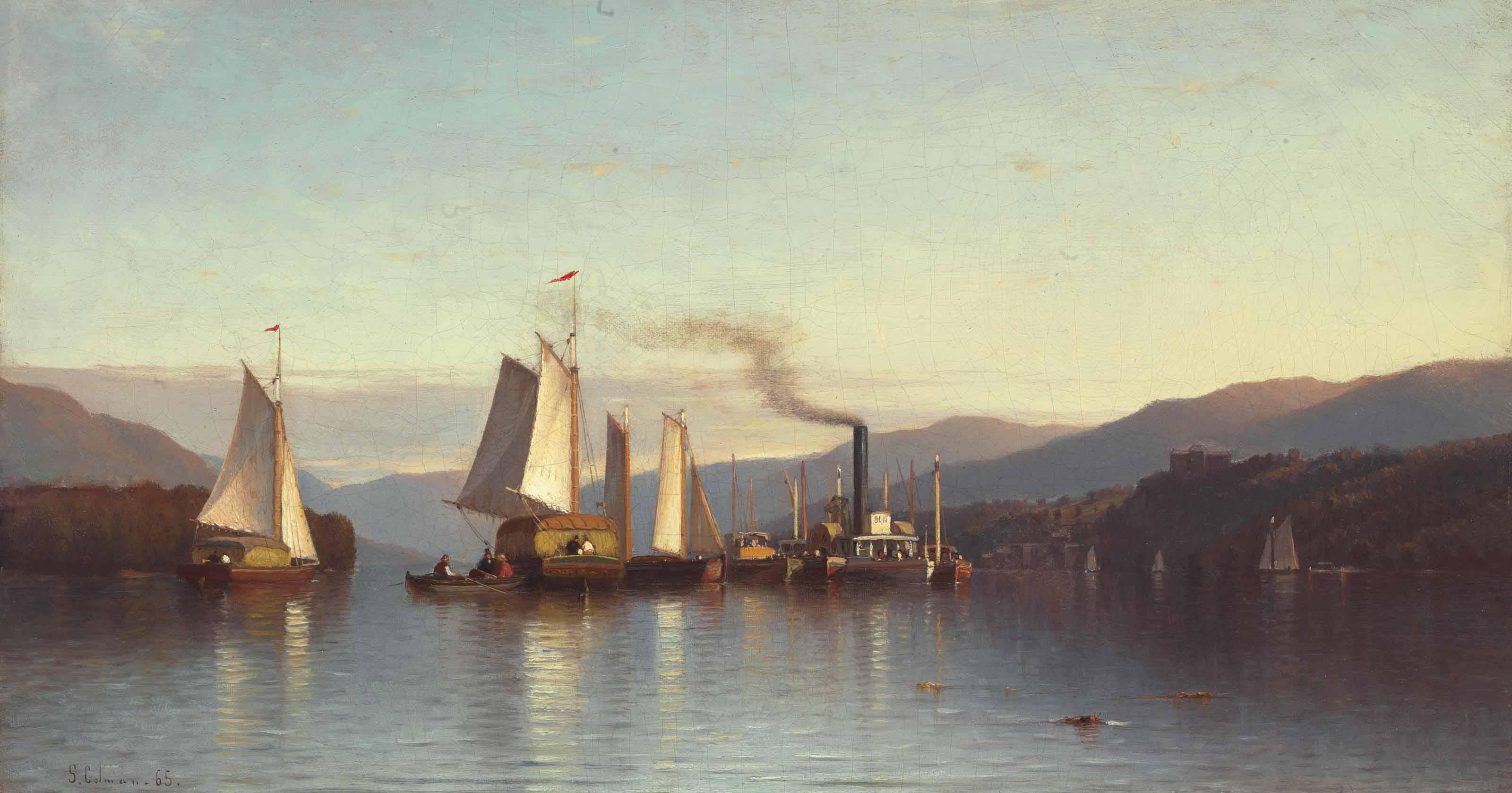 Samuel Colman - Becalmed In The Highlands