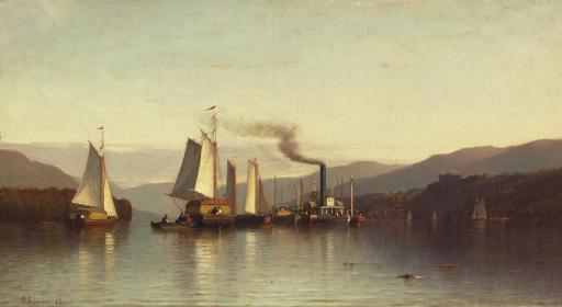 Samuel Colman - Becalmed in the Highlands