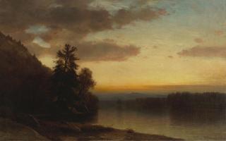 Samuel Colman - Evening Landscape