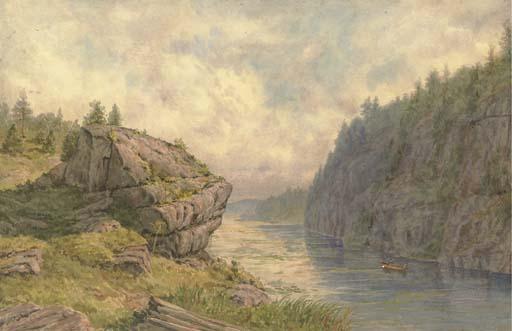 Samuel Colman - Floating The River