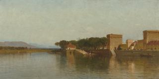 Samuel Colman - Harbor Scene