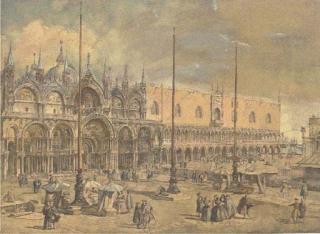 Samuel Colman - Piazza San Marco, Venice