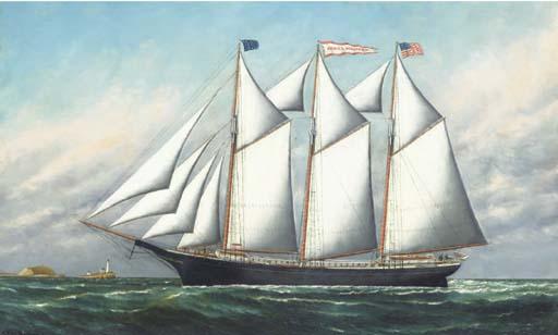 Samuel Finley Morse Badger - The Clipper Ship \