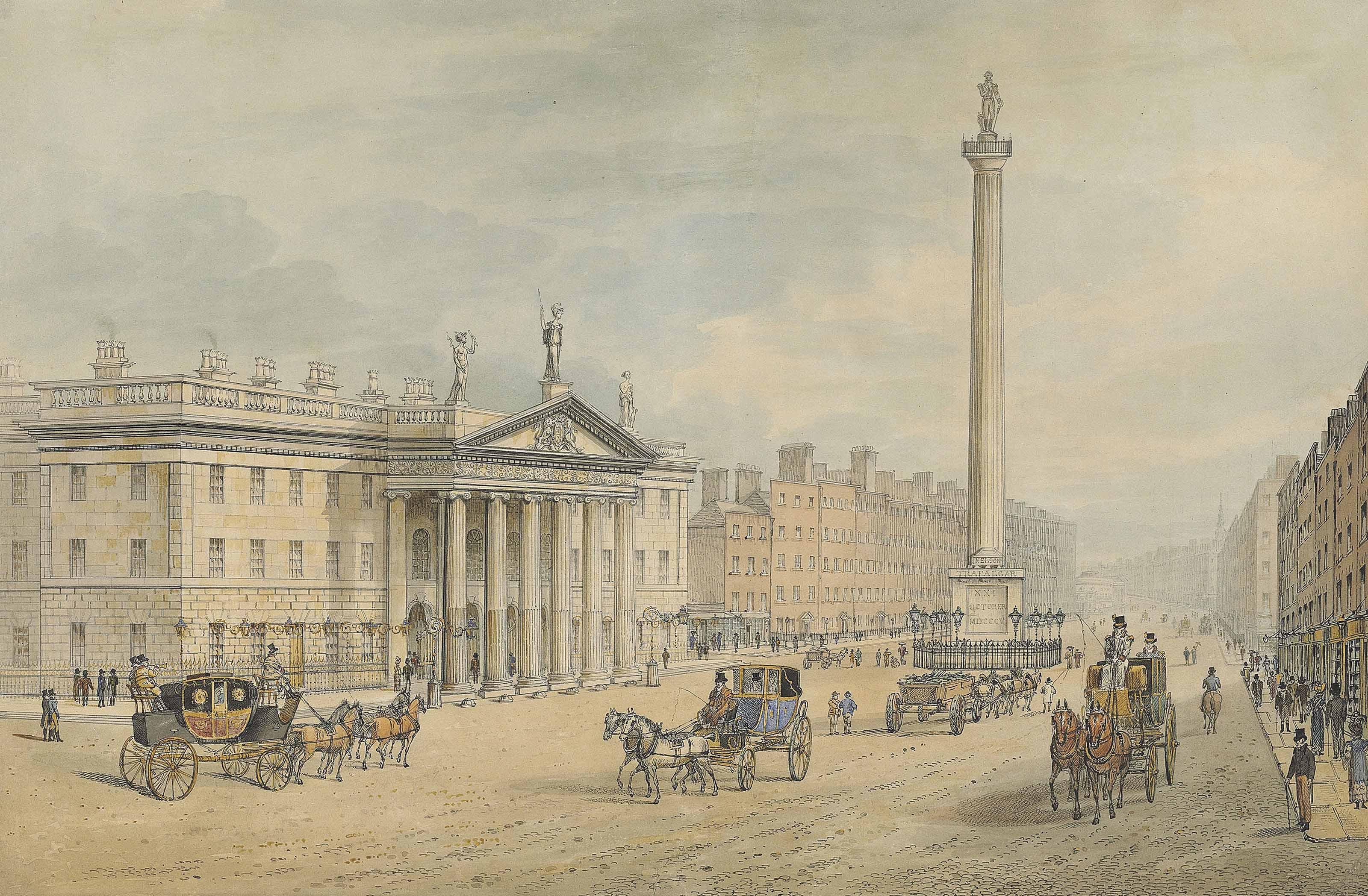 Samuel Frederick Brocas - The Post Office, Dublin