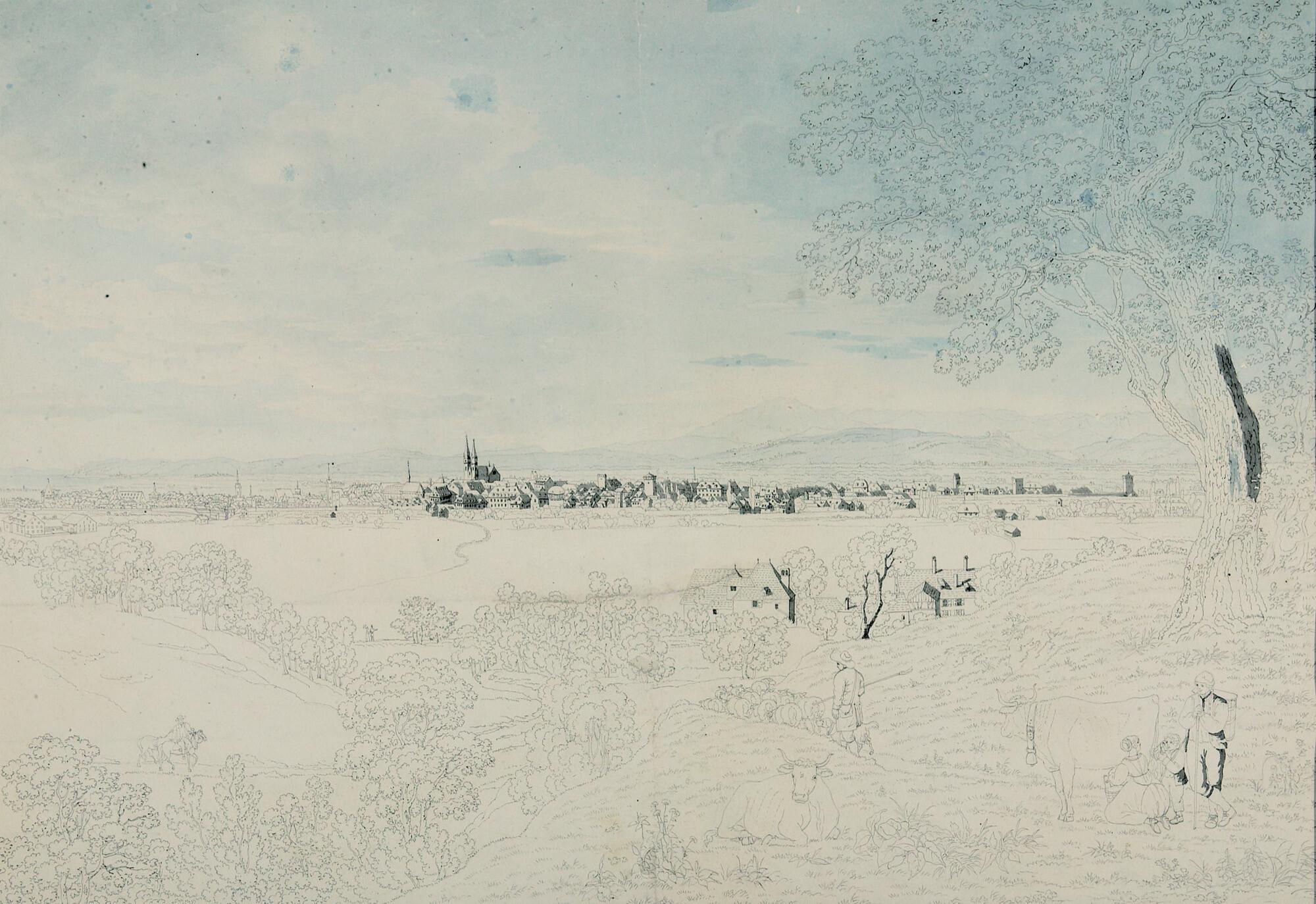 Samuel Frey - Ansicht von Basel.