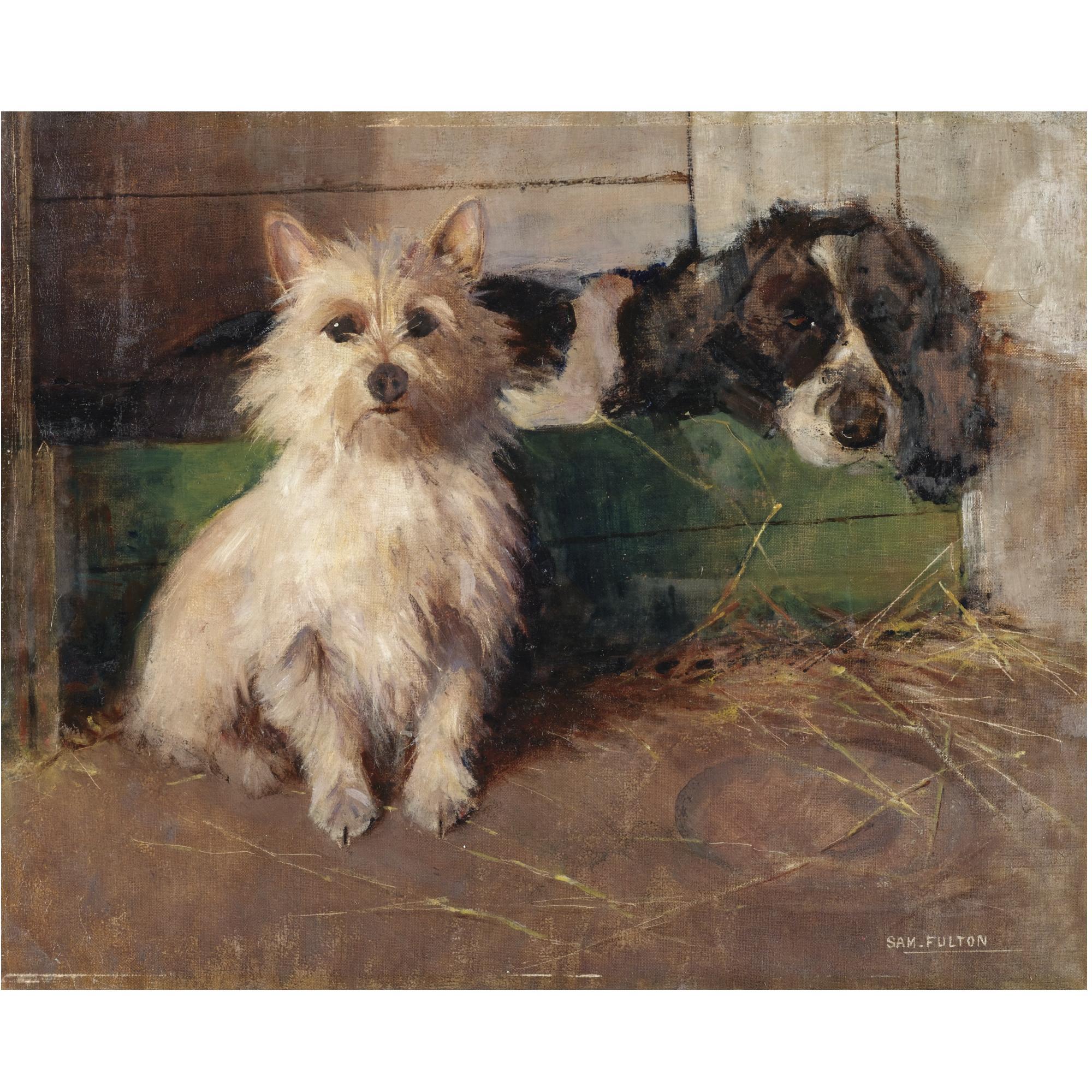 Samuel Fulton - Cairn Terrier And Spaniel
