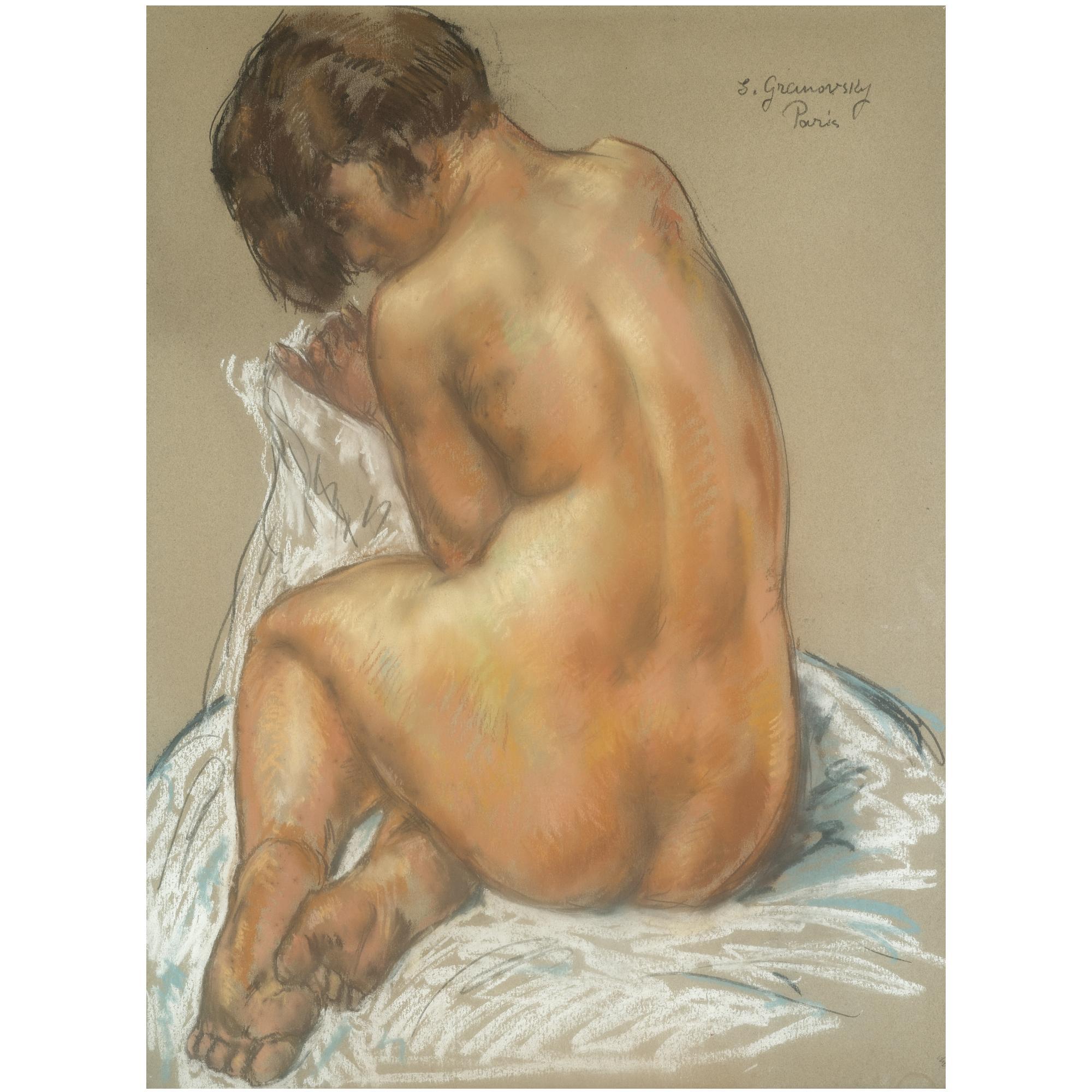 Samuel Granovsky - Seated Nude