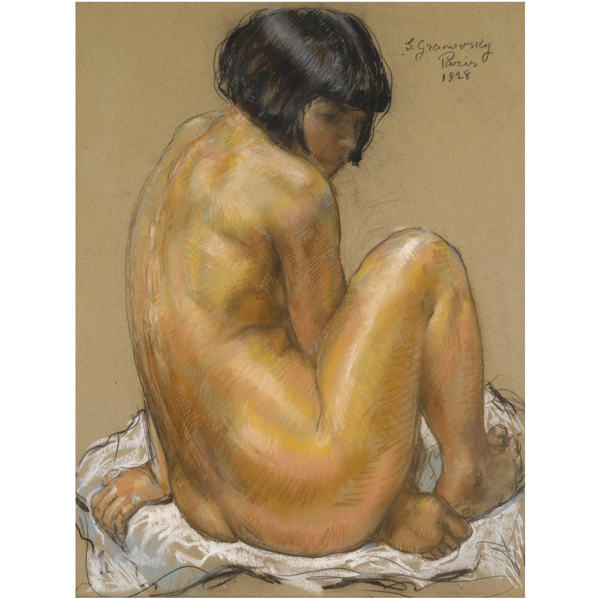 Samuel Granovsky - Seated Nude