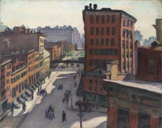 Samuel Halpert - Greenwich Village