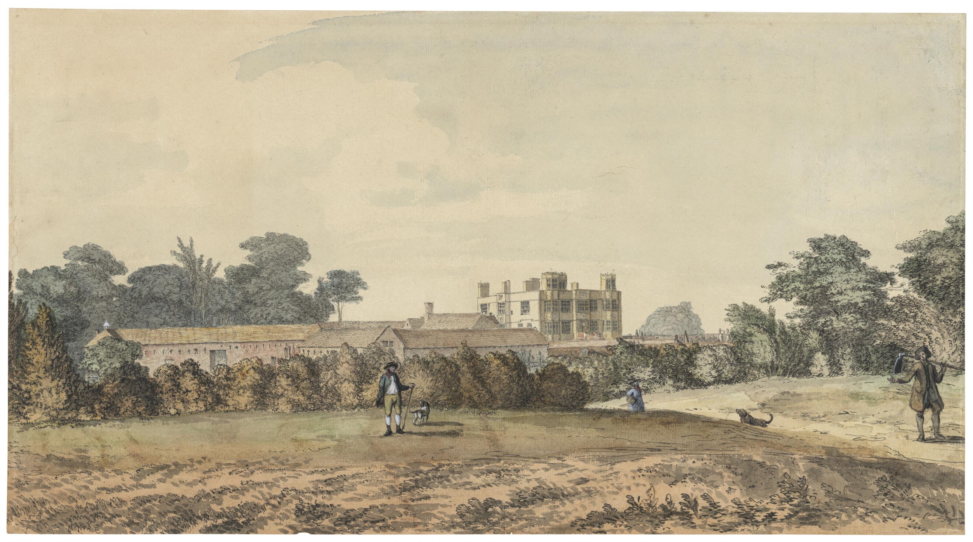 Samuel Hieronymus Grimm - Barlborough Hall, near Chesterfield, Derbyshire