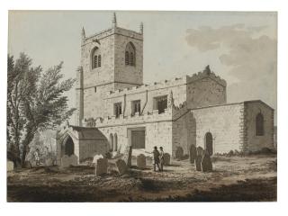 Samuel Hieronymus Grimm - South-East View Of St. Werburgh Church, Blackwell, Derbyshire