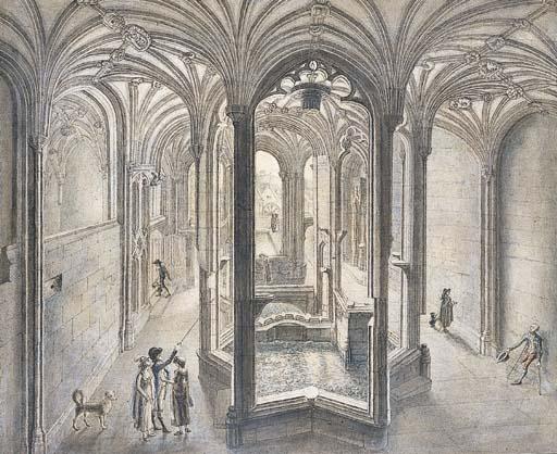 Samuel Hieronymus Grimm - Two views of Holywell, North Wales