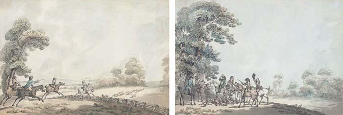 Samuel Howitt - The Chase; And The Trophy Pen (Illustrated)