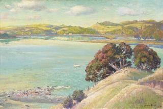Samuel John Lamorna Birch, R.A., R.W.S. - River landscape