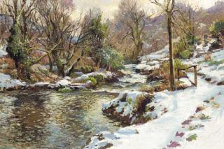 Samuel John Lamorna Birch, R.A. - My Garden, February