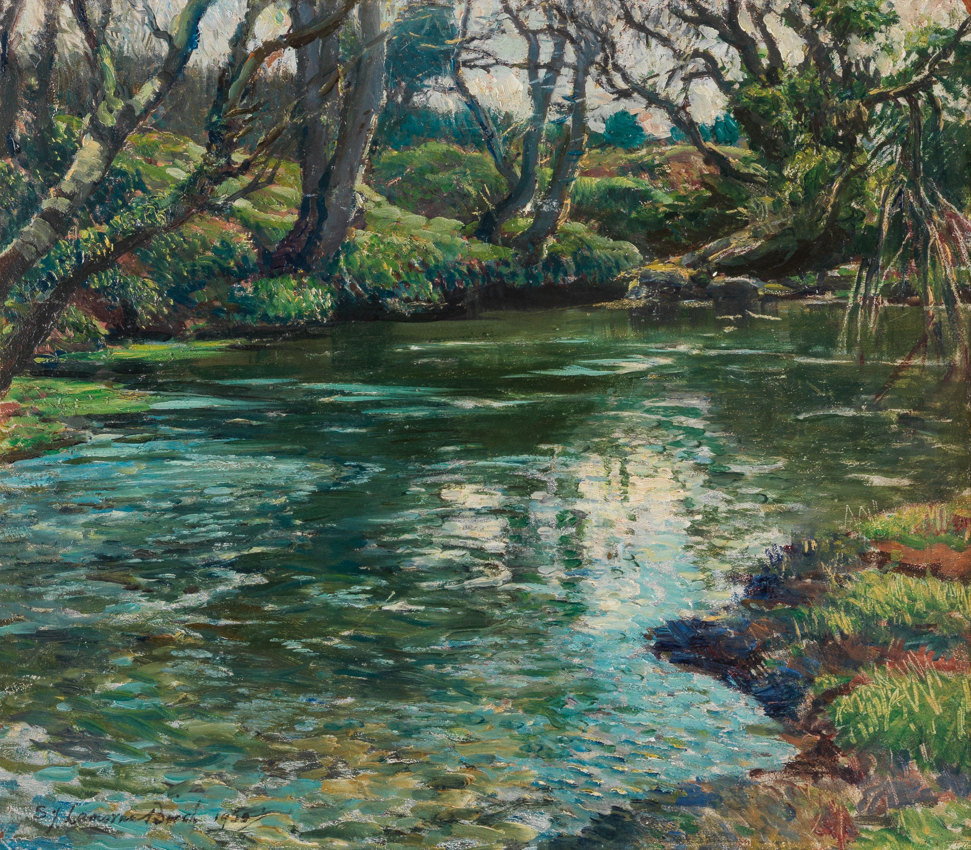 Samuel John Lamorna Birch, RA, RWS, RWA - Flowing Stream