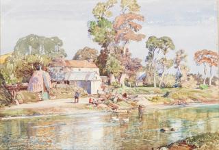 Samuel John Lamorna Birch, RA, RWS, RWA - \'September at Phillack\'