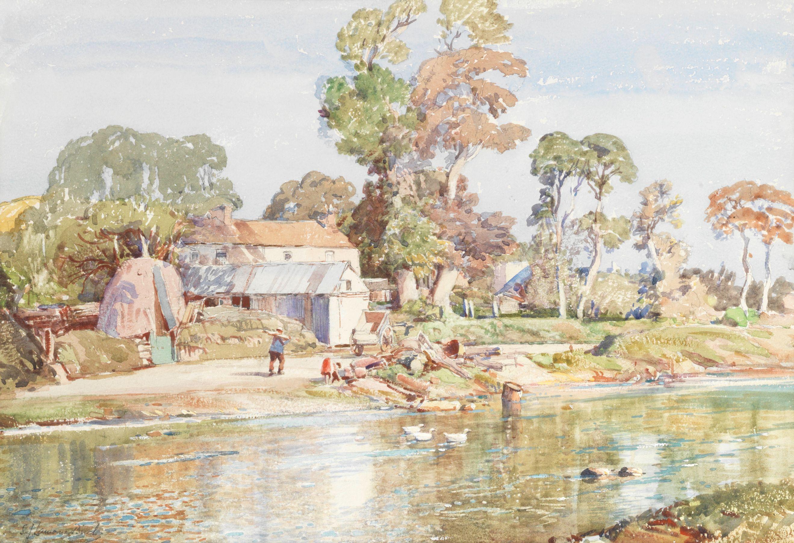 Samuel John Lamorna Birch, RA, RWS, RWA - \'September at Phillack\'