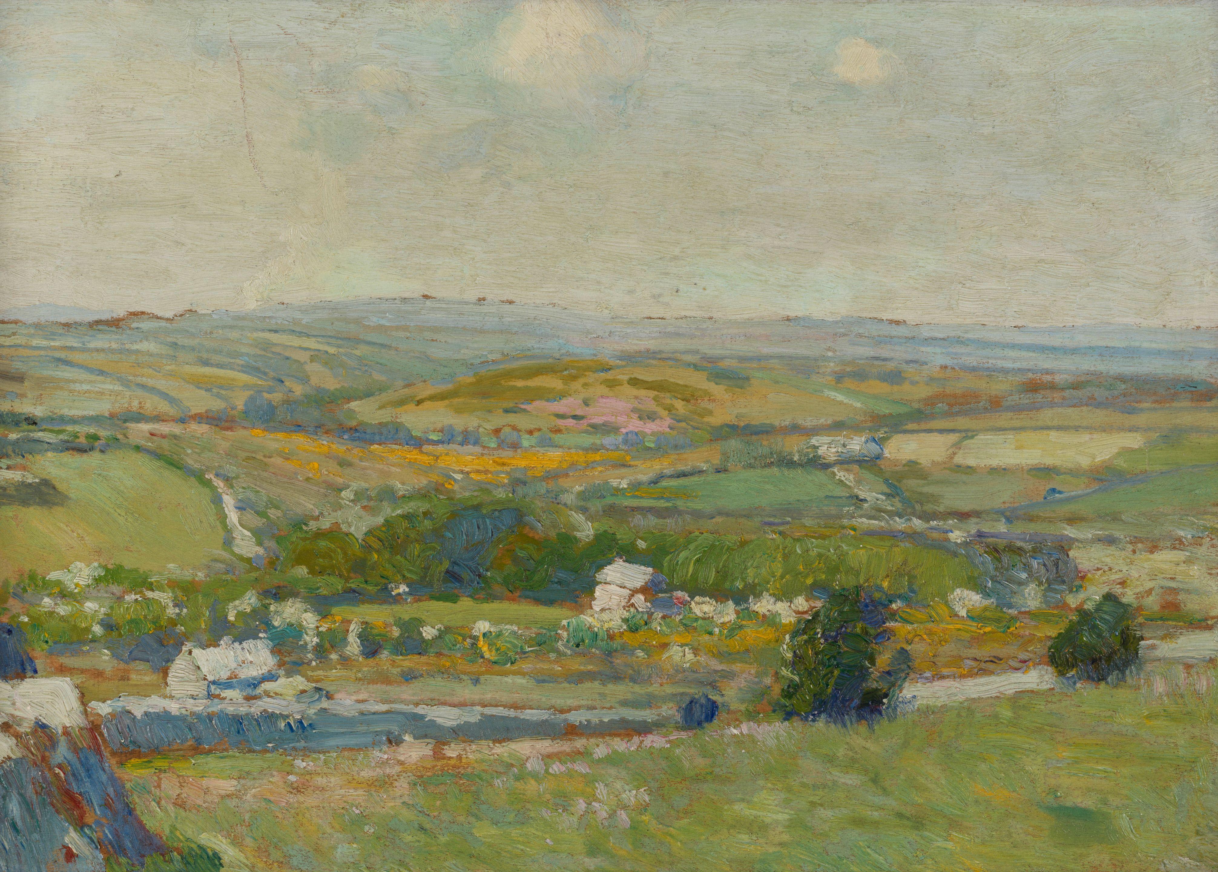 Samuel John Lamorna Birch, RA, RWS, RWA - Summer landscape