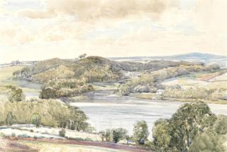 Samuel John Lamorna Birch, RA, RWS, RWA - \'The Loe Pool, near Helston\'