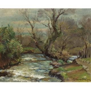 Samuel John Lamorna Birch - November From My Garden