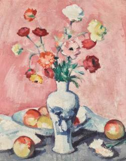 Samuel John Peploe, R.S.A. - Carnations and Ranunculus
