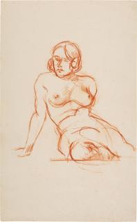 Samuel John Peploe, R.S.A. - Nude Study