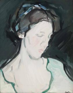 Samuel John Peploe, R.S.A. - Portrait of a lady