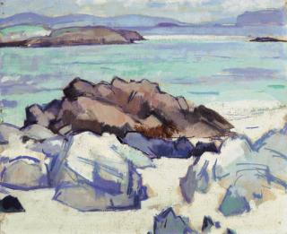 Samuel John Peploe, R.S.A. - Rocks, Iona