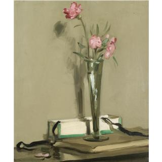 Samuel John Peploe, R.S.A. - Still Life With Carnations