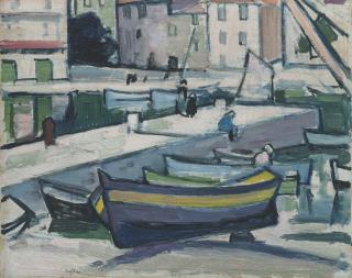Samuel John Peploe, R.S.A. - The Harbour, Cassis