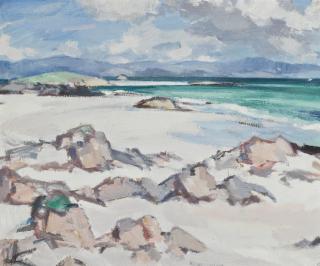 Samuel John Peploe, R.S.A. - The White Strand, Iona