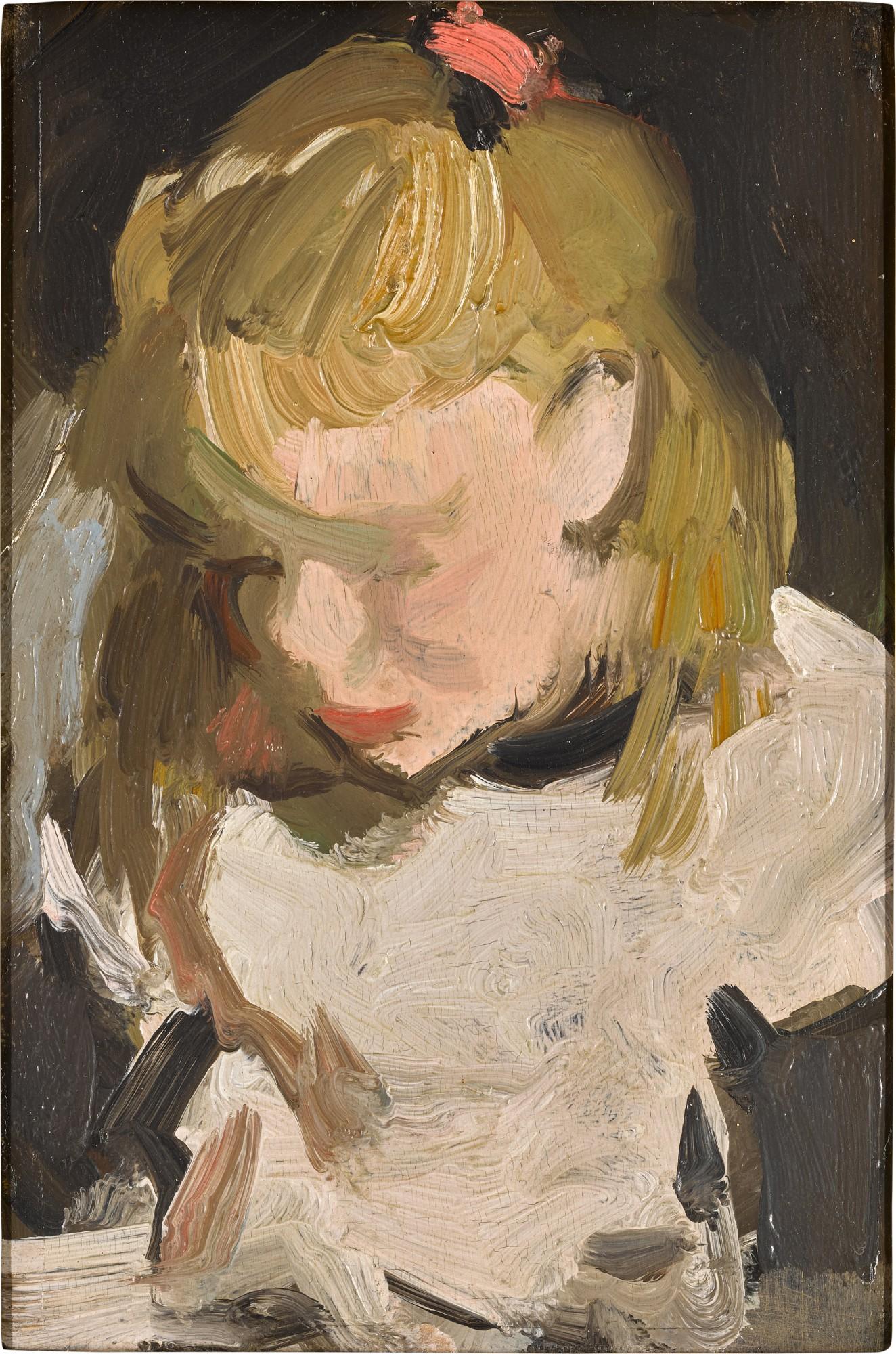 Samuel John Peploe, R.S.A. - Young Girl with Blonde Hair
