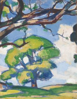 Samuel John Peploe - Trees, Douglas Hall