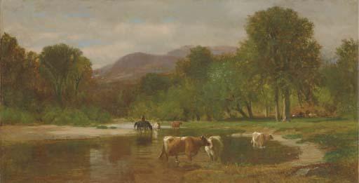 Samuel Lancaster Gerry - Cattle Watering