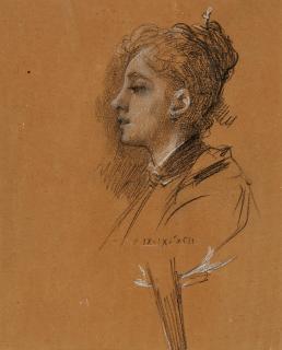 Samuel Melton Fisher, RA - A Pair of Studies largest