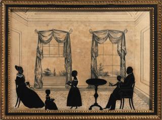 Samuel Metford - Interior Scene with Silhouettes